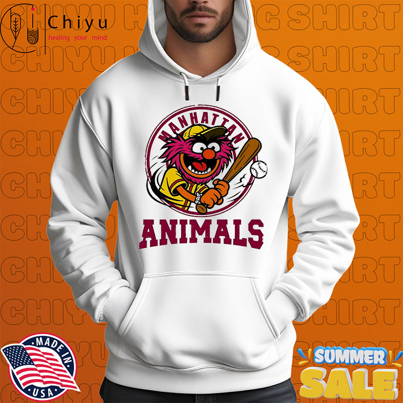 Manhattan Animals mascot baseball shirt Manhattan Animals mascot baseball shirt