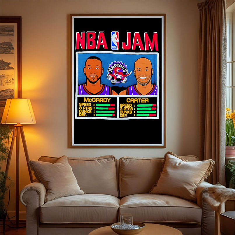 Mcgrady Vs Carter Toronto Raptors Nba Jam shirt Mcgrady Vs Carter Toronto Raptors Nba Jam shirt