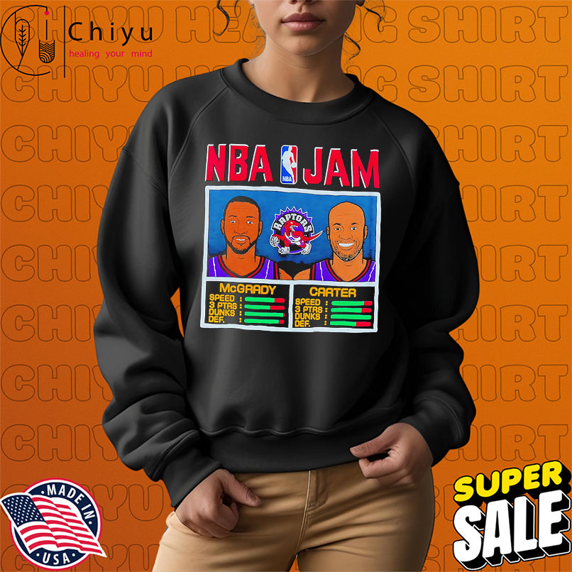 Mcgrady Vs Carter Toronto Raptors Nba Jam shirt Mcgrady Vs Carter Toronto Raptors Nba Jam shirt