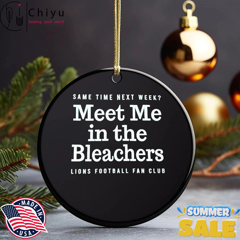 Meet Me in the Bleachers Lions Football Fan Club shirt