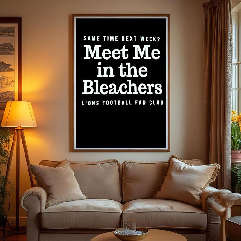 Meet Me in the Bleachers Lions Football Fan Club shirt Meet Me in the Bleachers Lions Football Fan Club shirt