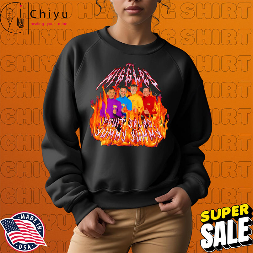 Metal Wiggles with flames shirt Metal Wiggles with flames shirt