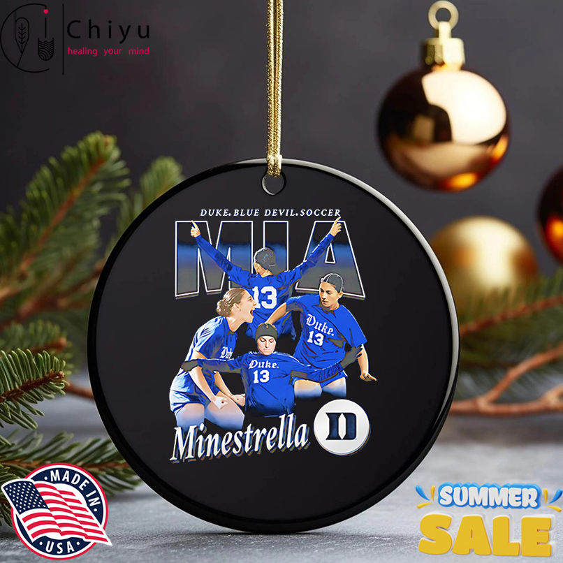 Mia Minestrella Duke Blue Devil soccer shirt