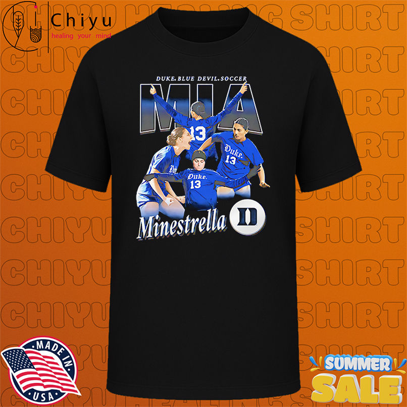 Mia Minestrella Duke Blue Devil soccer shirt