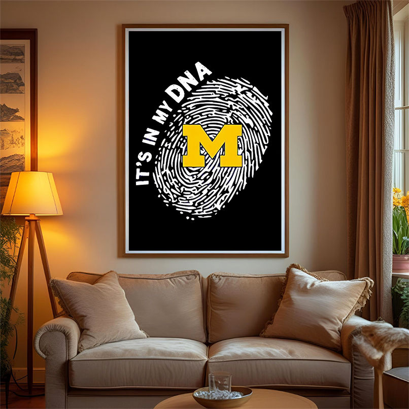 Michigan Wolverines in my DNA design shirt Michigan Wolverines in my DNA design shirt