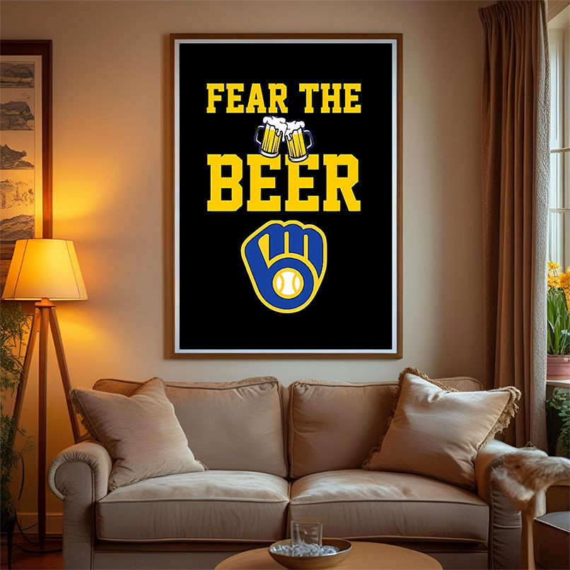 Milwaukee Brewers Fear the Beer shirt Milwaukee Brewers Fear the Beer shirt