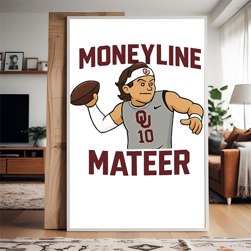 Moneyline mateer Oklahoma Sooners shirt Moneyline mateer Oklahoma Sooners shirt