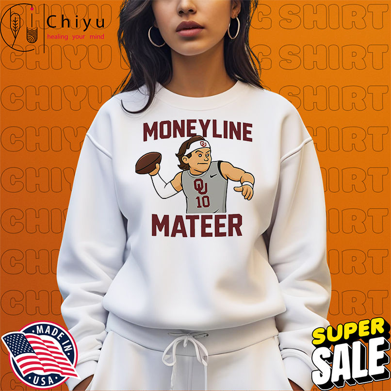 Moneyline mateer Oklahoma Sooners shirt