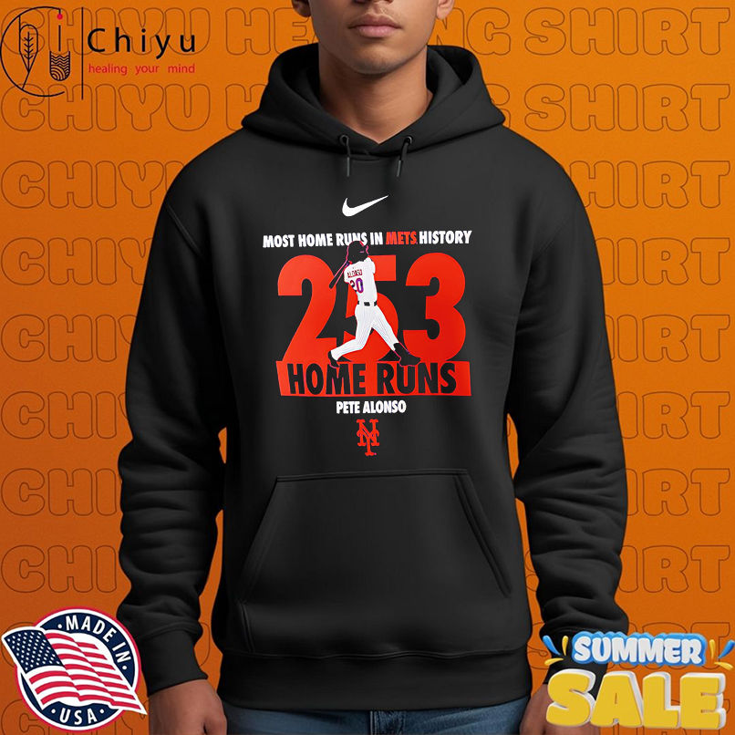 Most Home Runs In Mets History 253 Pete Alonso New York Mets Home Run shirt