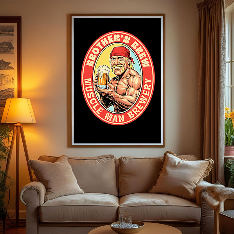 Muscle Man Brewery Hulk Hogan shirt Muscle Man Brewery Hulk Hogan shirt