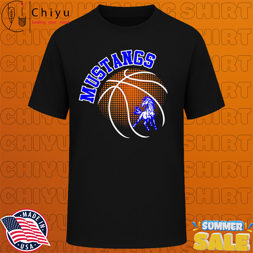 Mustangs Basketball Mustang Pride School Spirit Mascot shirt