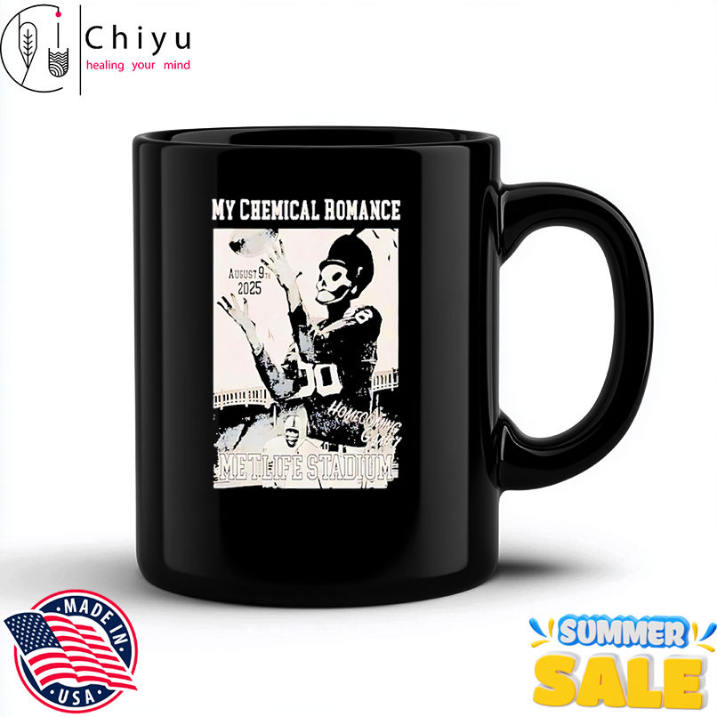 My Chemical Romance Homecoming Game Metlife Stadium August 09 2025 Football shirt