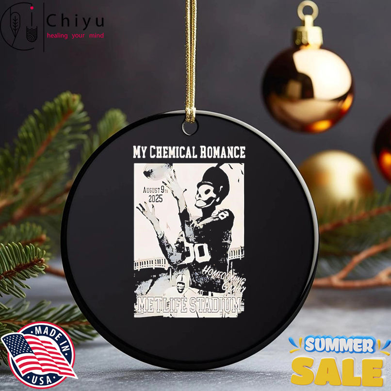 My Chemical Romance Homecoming Game Metlife Stadium August 09 2025 Football shirt