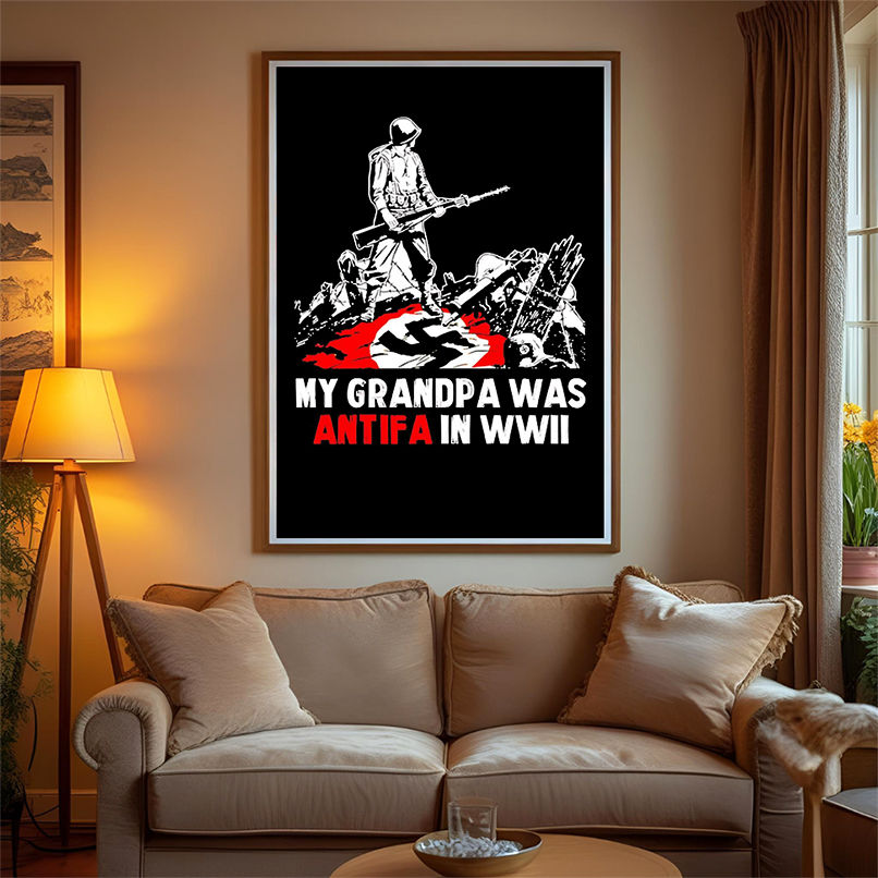 My Grandpa Was Antifa In Wwii shirt My Grandpa Was Antifa In Wwii shirt