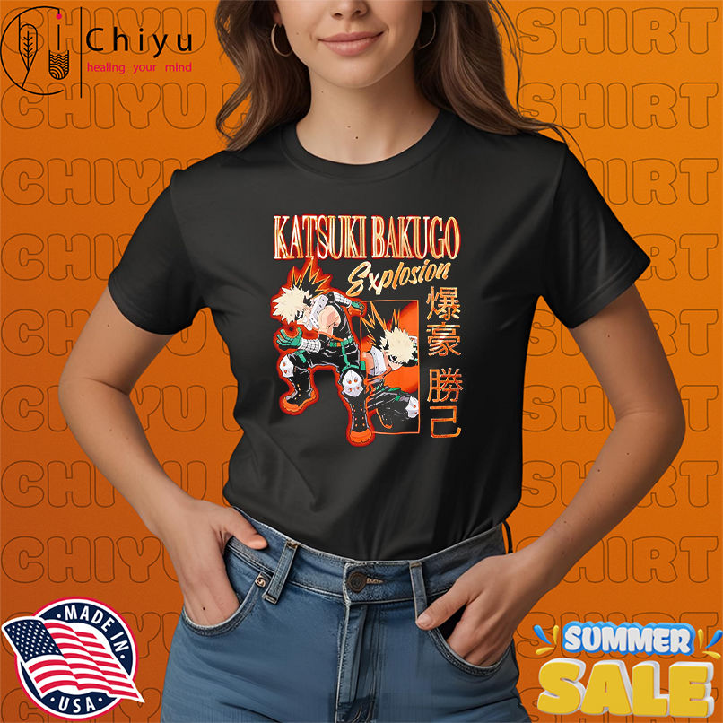 My Hero Academia Katsuki Bakugo Explosion Girls shirt