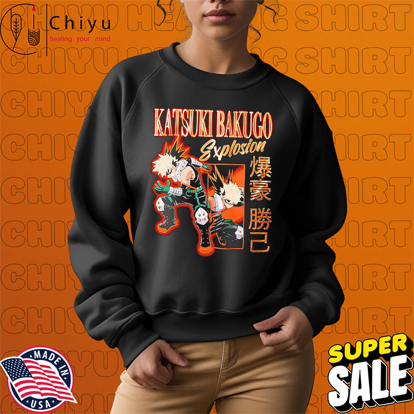 My Hero Academia Katsuki Bakugo Explosion Girls shirt My Hero Academia Katsuki Bakugo Explosion Girls shirt