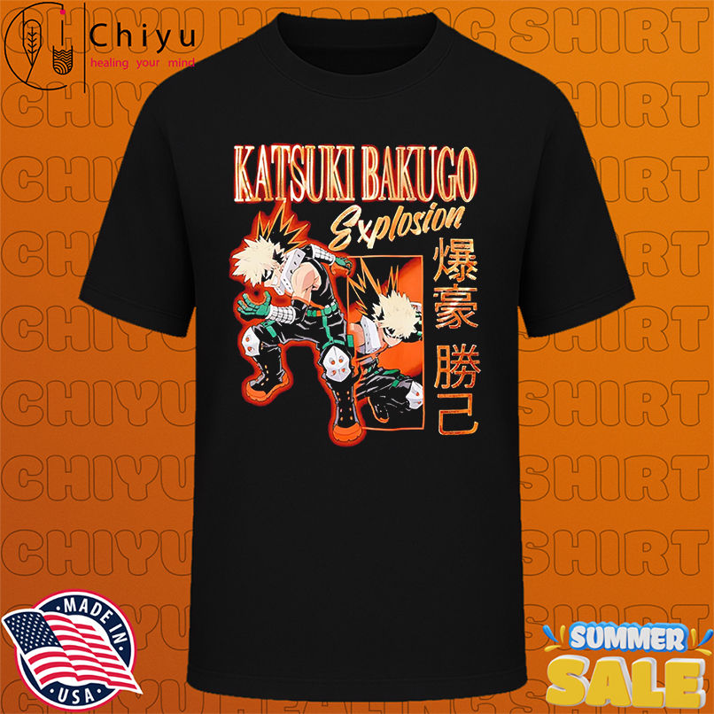 My Hero Academia Katsuki Bakugo Explosion Girls shirt