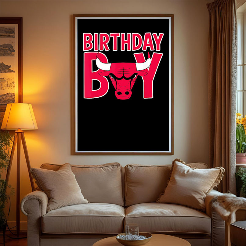 NBA Birthday Boy Chicago Bulls Retro Bold Logo shirt NBA Birthday Boy Chicago Bulls Retro Bold Logo shirt