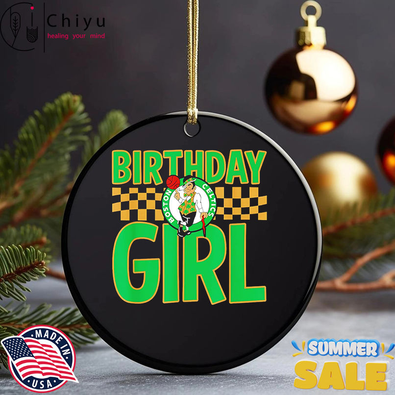 NBA Boston Celtics Birthday Girl Checkered Logo shirt