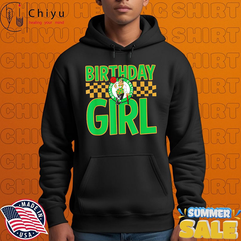 NBA Boston Celtics Birthday Girl Checkered Logo shirt
