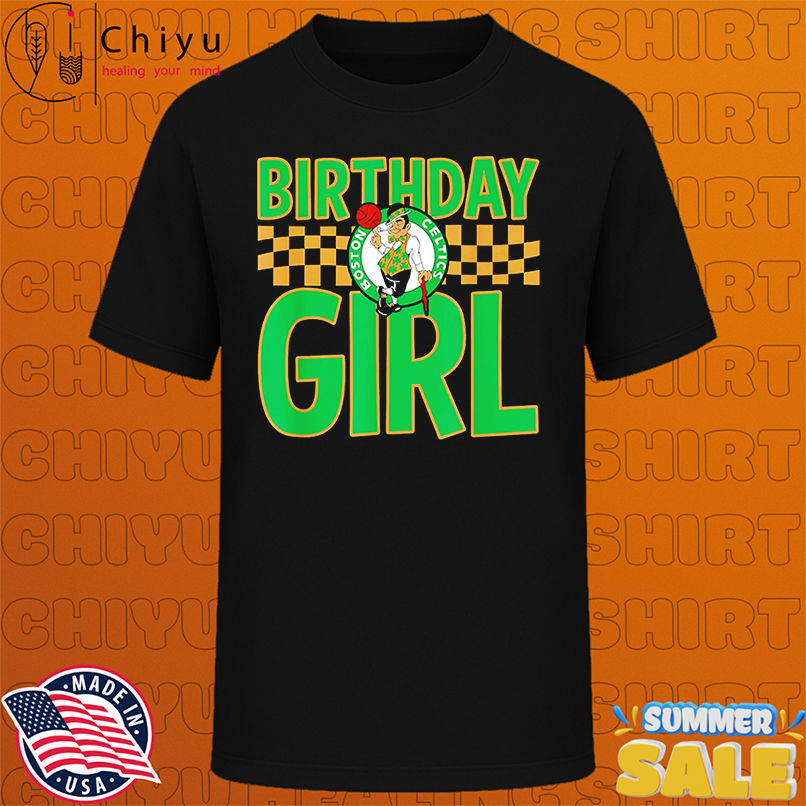 NBA Boston Celtics Birthday Girl Checkered Logo shirt