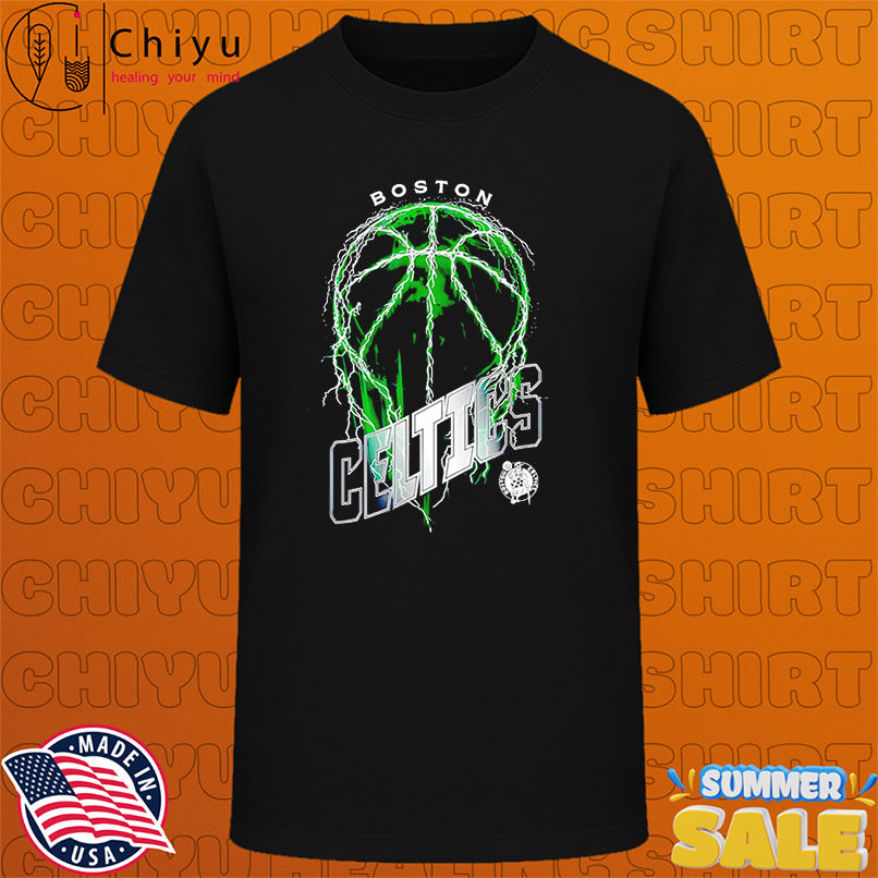 NBA Boston Celtics Lightning Bolt Basketball Logo shirt