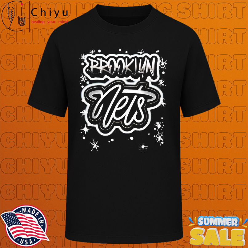 NBA Brooklyn Nets Airbrush Logo shirt