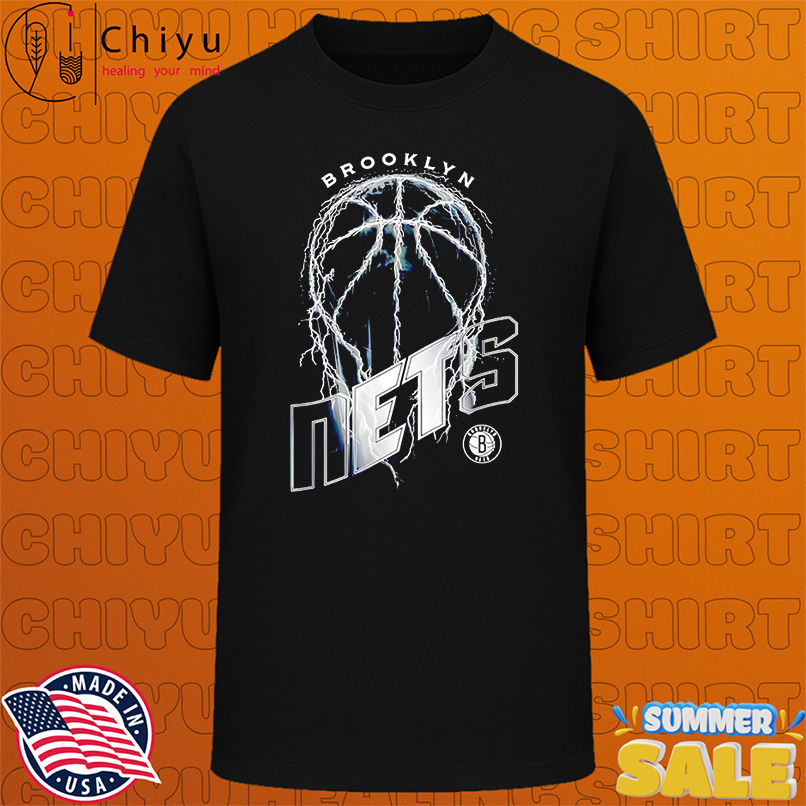 NBA Brooklyn Nets Lightning Bolt Basketball Logo shirt