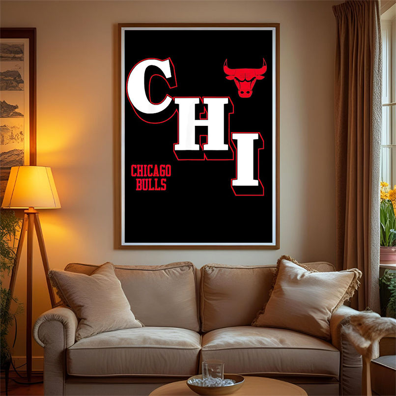 NBA Chicago Bulls Angled Logo shirt NBA Chicago Bulls Angled Logo shirt