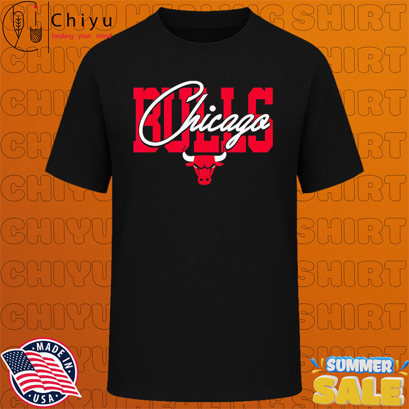 NBA Chicago Bulls Blockletter Script shirt