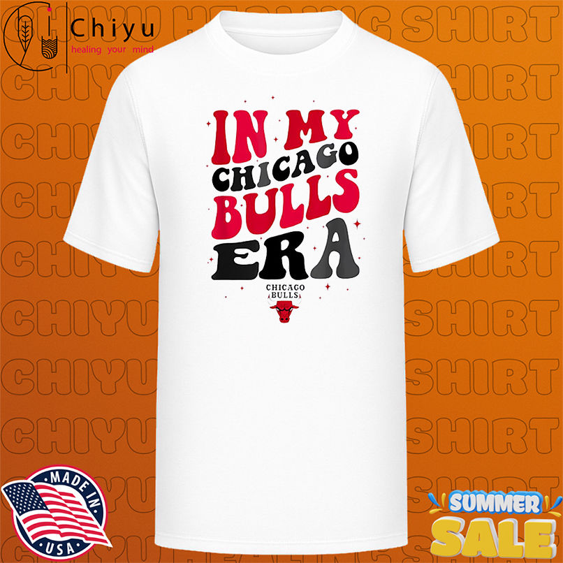 NBA In My Chicago Bulls Era Retro Wave Logo shirt
