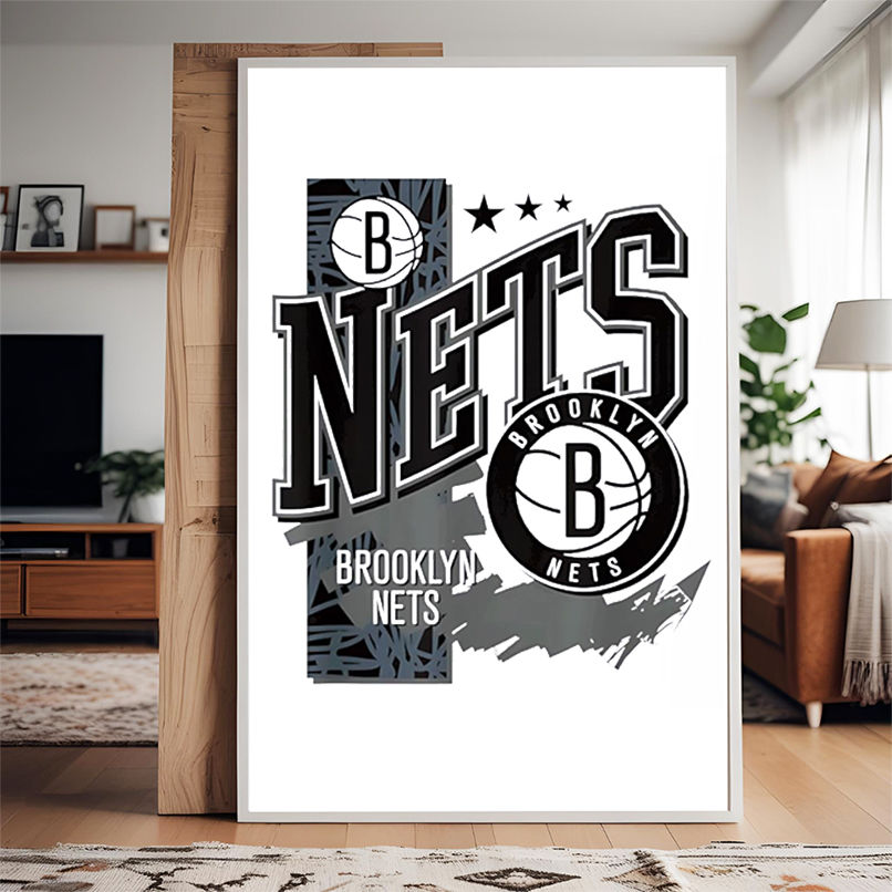 NBA Official Brooklyn Nets Barred Player shirt NBA Official Brooklyn Nets Barred Player shirt