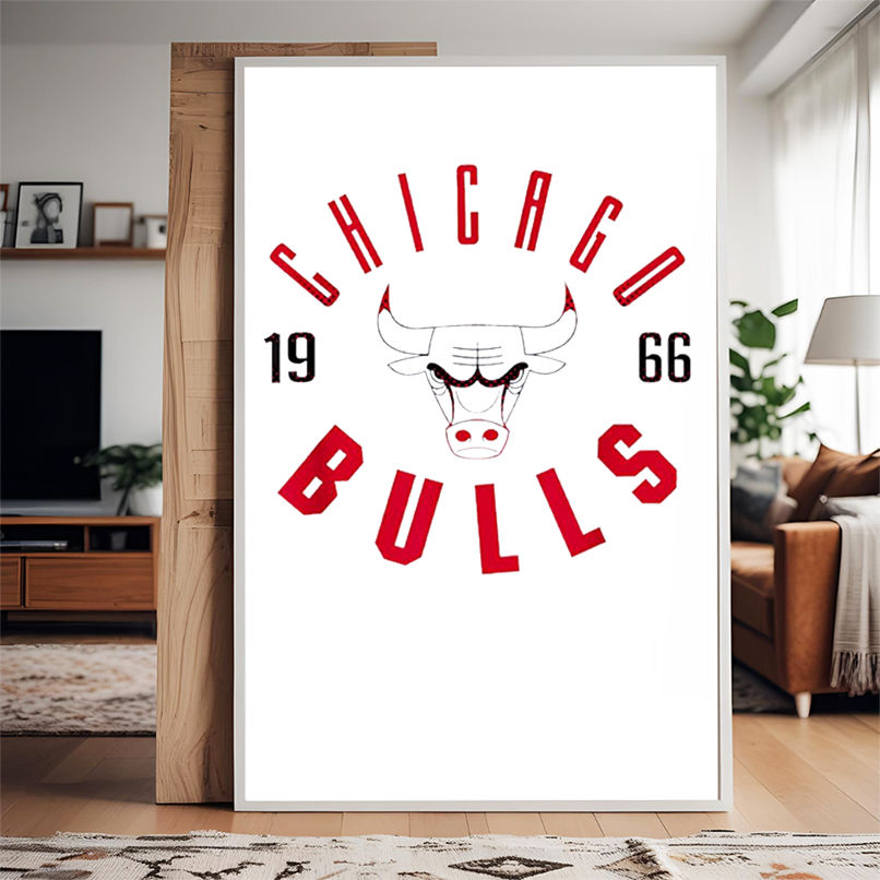 NBA Official Chicago Bulls Baseline shirt NBA Official Chicago Bulls Baseline shirt