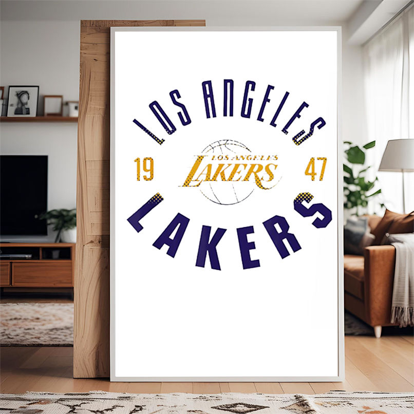 NBA Official Los Angeles Lakers Baseline shirt NBA Official Los Angeles Lakers Baseline shirt