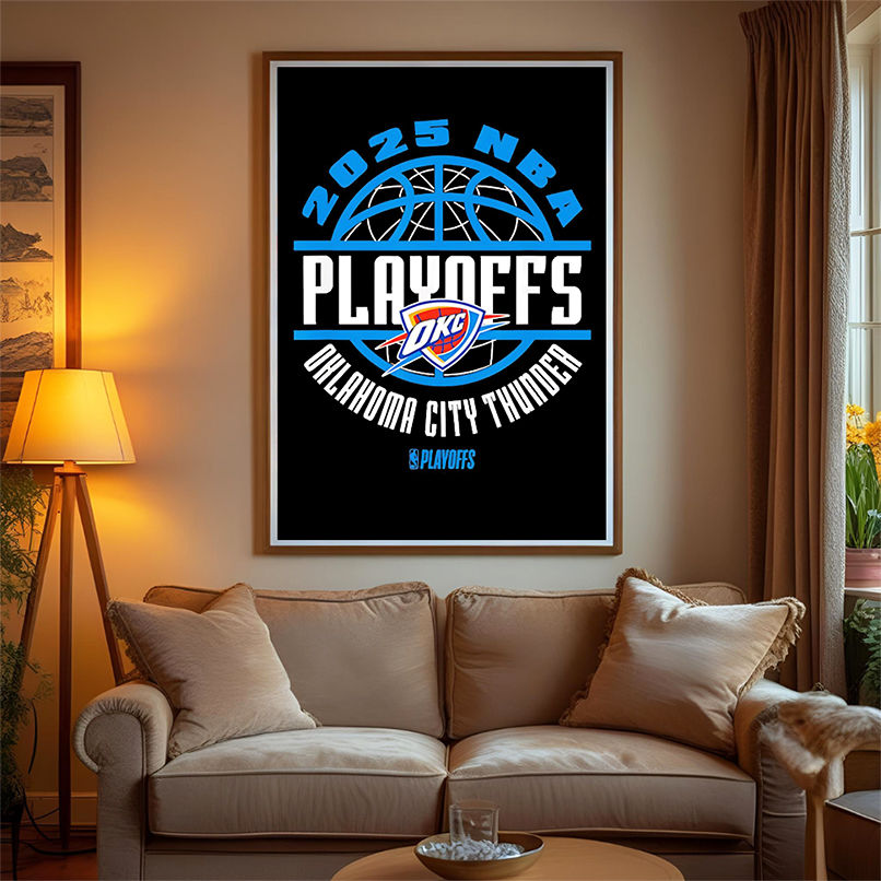 NBA Official Oklahoma City Thunder 2025 Playoffs Game Time shirt NBA Official Oklahoma City Thunder 2025 Playoffs Game Time shirt