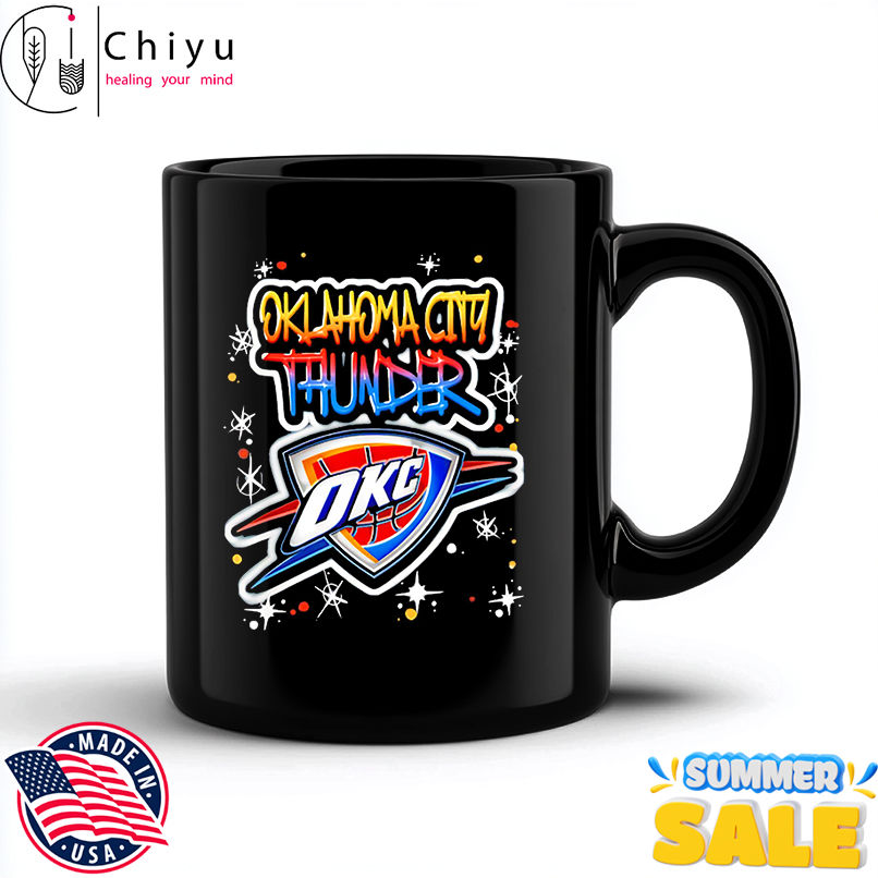 NBA Oklahoma City Thunder Airbrush Logo shirt