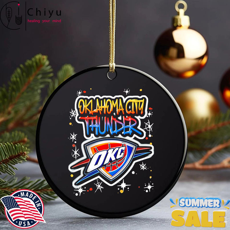 NBA Oklahoma City Thunder Airbrush Logo shirt