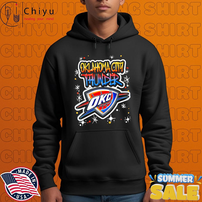 NBA Oklahoma City Thunder Airbrush Logo shirt NBA Oklahoma City Thunder Airbrush Logo shirt