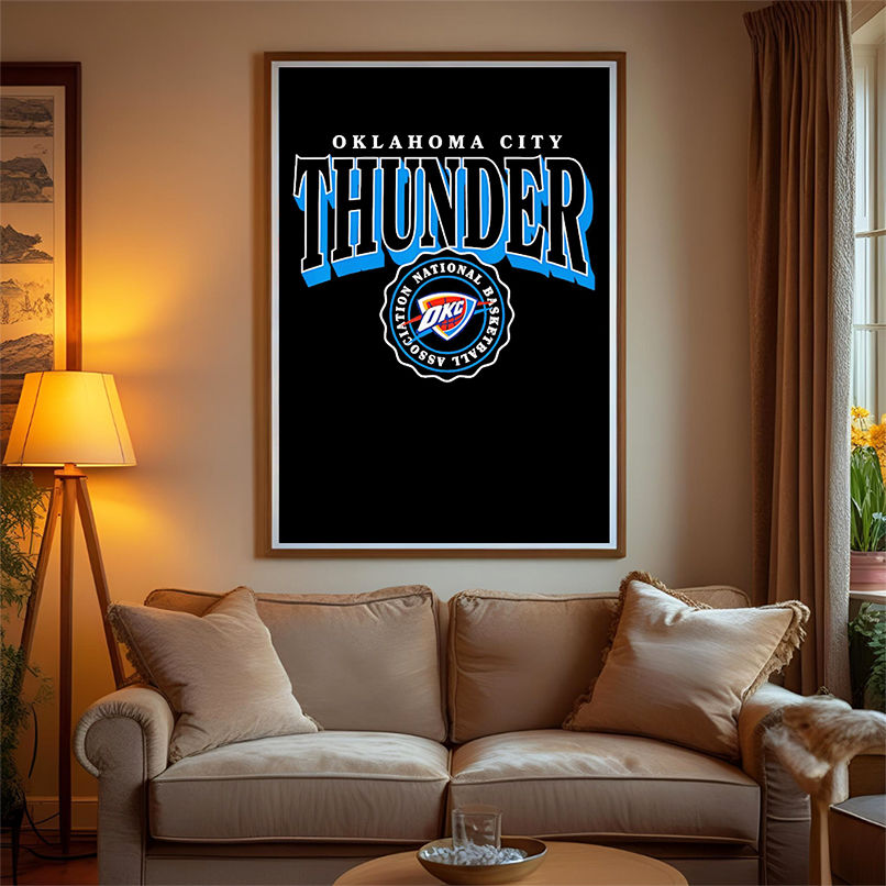 NBA Oklahoma City Thunder Arched Crest shirt NBA Oklahoma City Thunder Arched Crest shirt