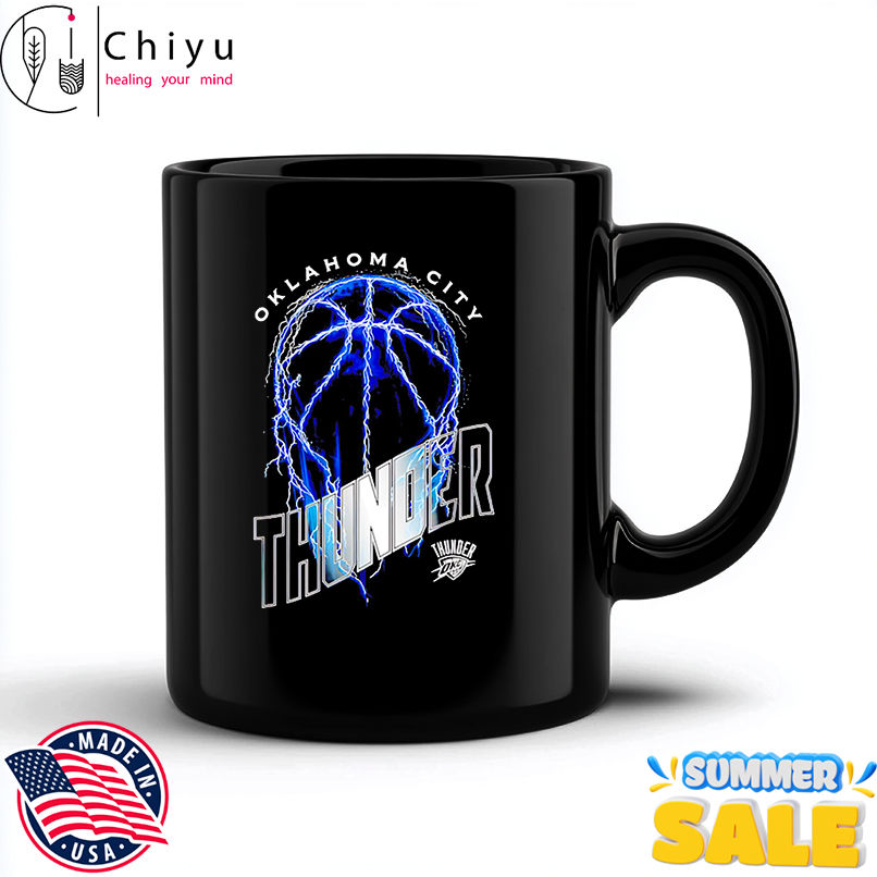 NBA Oklahoma City Thunder Lightning Bolt Basketball Logo shirt