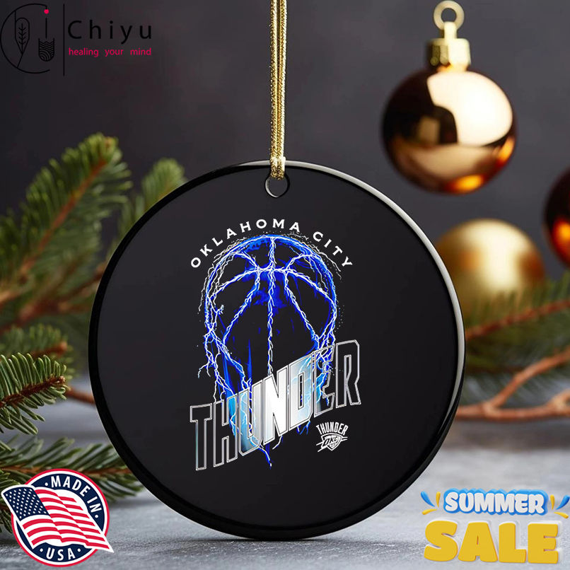 NBA Oklahoma City Thunder Lightning Bolt Basketball Logo shirt