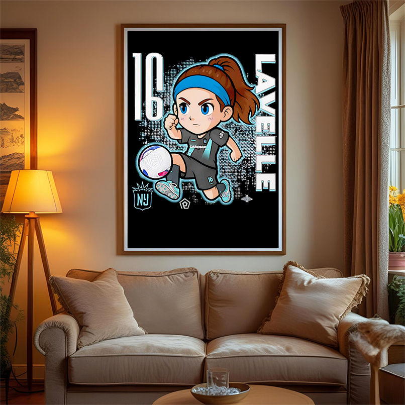 NJNY Gotham FC Rose Lavelle chibi cartoon shirt NJNY Gotham FC Rose Lavelle chibi cartoon shirt