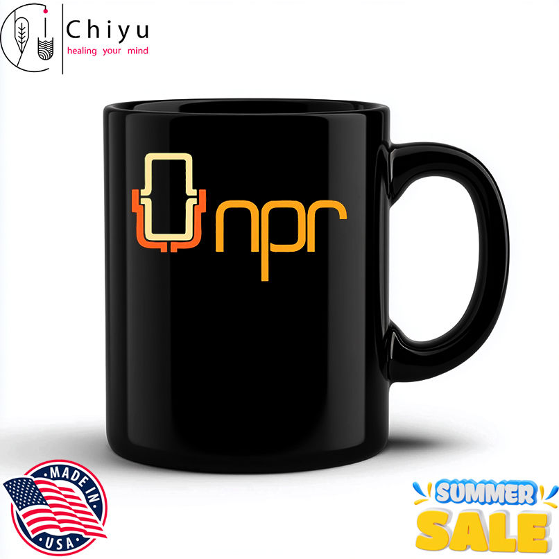 NPR 70s mic logo shirt NPR 70s mic logo shirt