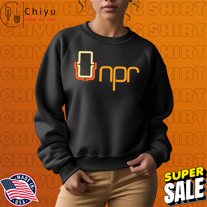 NPR 70s mic logo shirt NPR 70s mic logo shirt