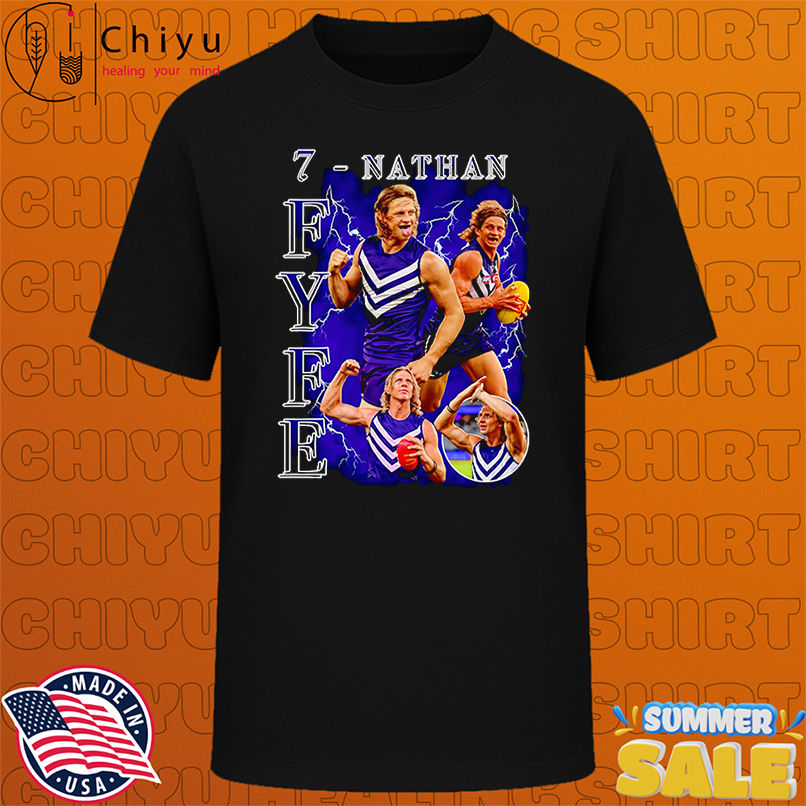 Nathan Fyfe #7 lightning bootleg shirt