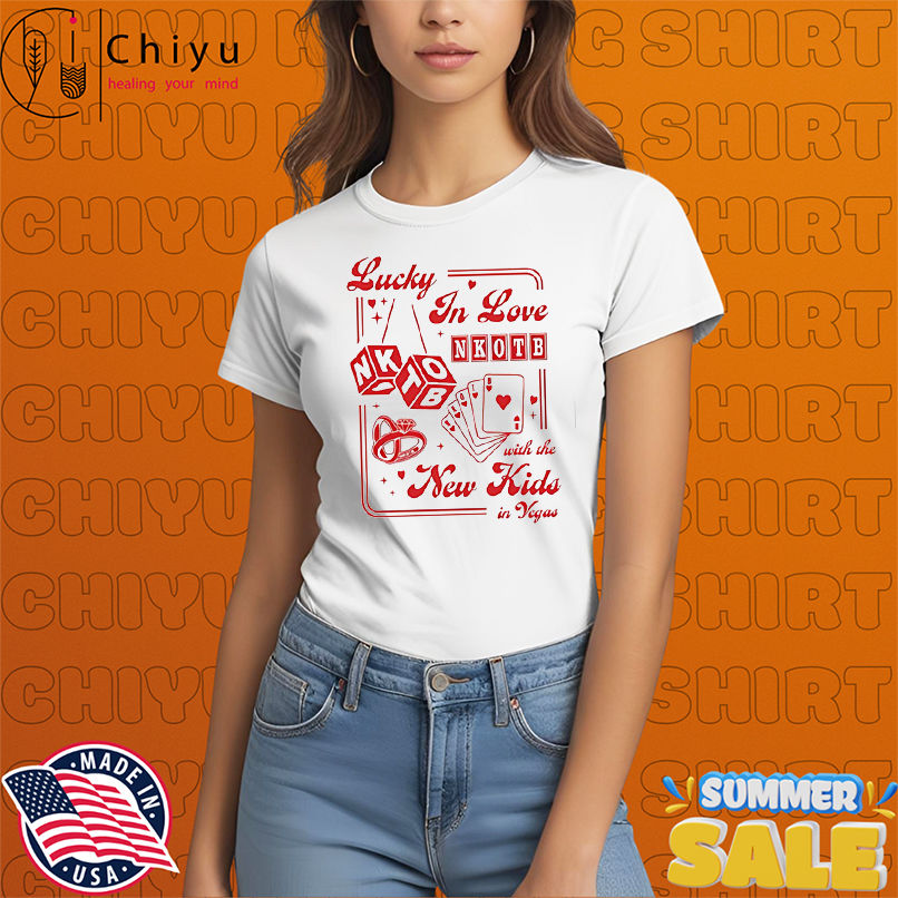 New Kids On The Block Lucky In Love Las Vegas shirt