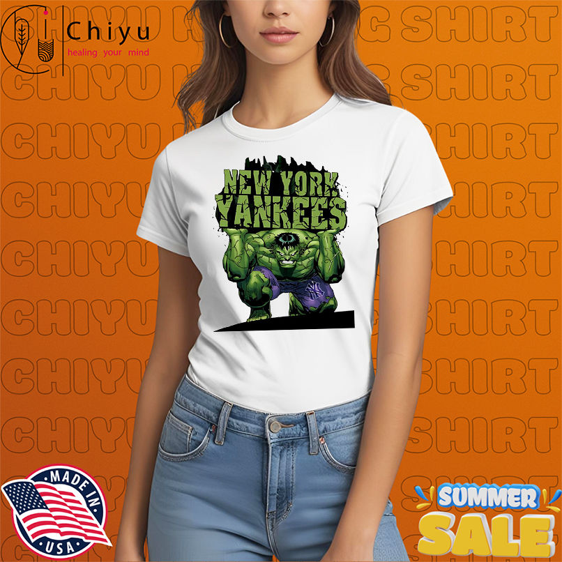 New York Yankees Baseball Incredible Hulk Marvel Avengers shirt
