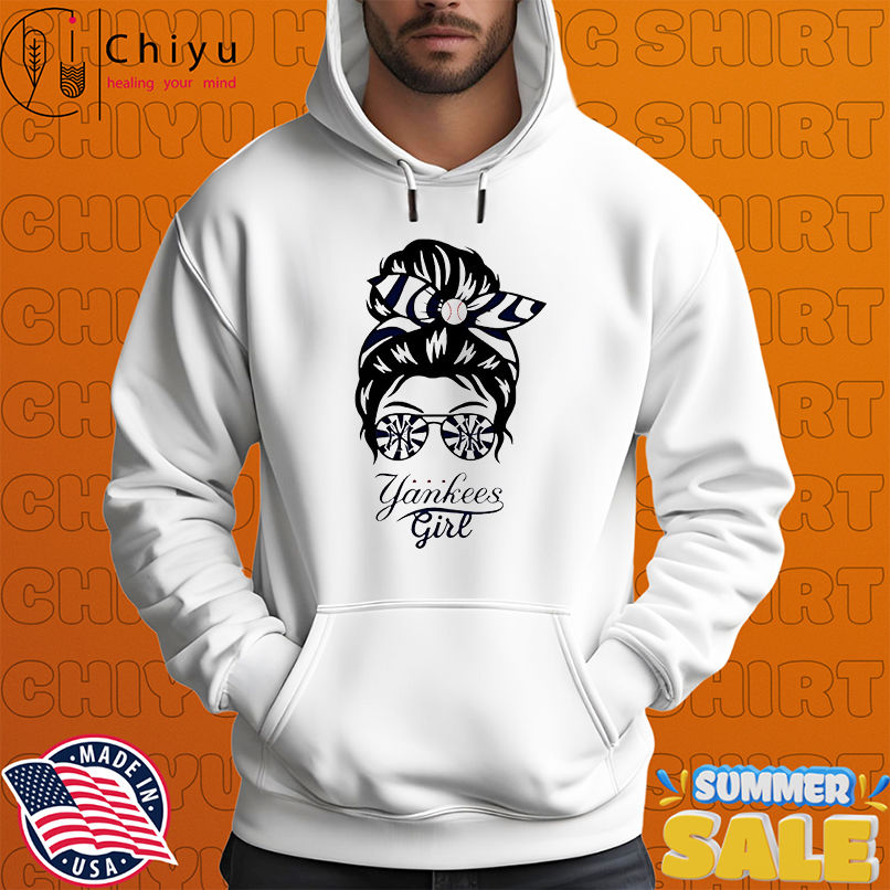 New York Yankees Girl Messy Bun Glasses shirt New York Yankees Girl Messy Bun Glasses shirt