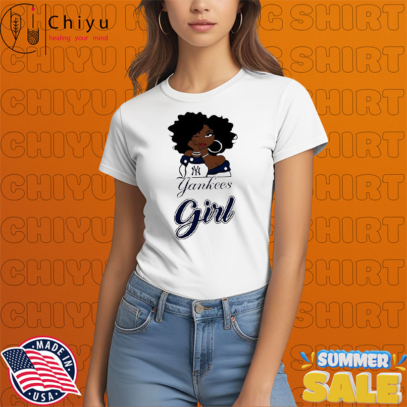 New York Yankees Girl cartoon shirt