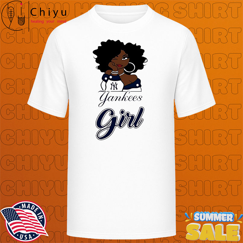 New York Yankees Girl cartoon shirt